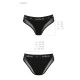 Трусики з прозорою вставкою Passion PS002 PANTIES black, size S-5