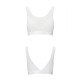 Топ з прозорою вставкою Passion PS002 TOP white, size L-3