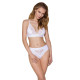 Трусики з широкою гумкою і мереживом Passion PS001 PANTIES white, size S-1