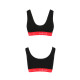 Спортивний топ на широких бретелях Passion PS003 TOP black, size S-4