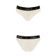 Трусики з широкою гумкою і мереживом Passion PS001 PANTIES ecru, size L-3