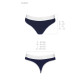 Спортивні трусики-стрінги Passion PS007 PANTIES navy blue, size S-5