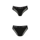 Трусики з прозорою вставкою Passion PS002 PANTIES black, size XL-4