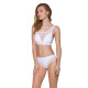 Топ з прозорою вставкою Passion PS002 TOP white, size M-1