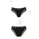 Трусики з прозорою вставкою Passion PS002 PANTIES black, size XL-5