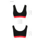 Спортивний топ на широких бретелях Passion PS003 TOP black, size XL-5
