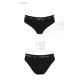 Трусики-сліпи з бавовни та еластаном Passion PS004 PANTIES black, size L-5