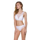 Топ з прозорою вставкою Passion PS002 TOP white, size S-1