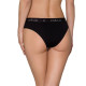 Трусики-сліпи з бавовни та еластаном Passion PS004 PANTIES black, size L-1