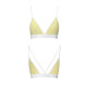 Спортивний топ з подвійними бретелями Passion PS007 TOP yellow, size L-3