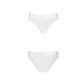 Трусики з прозорою вставкою Passion PS002 PANTIES white, size L-3