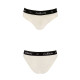 Трусики з широкою гумкою і мереживом Passion PS001 PANTIES ecru, size S-3