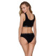 Трусики-сліпи з бавовни та еластаном Passion PS004 PANTIES black, size L-3