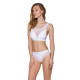 Топ з прозорою вставкою Passion PS002 TOP white, size XL-1