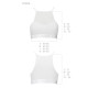Спортивний топ з прозорою вставкою Passion PS006 TOP white, size XL-4