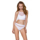 Трусики з прозорою вставкою Passion PS006 PANTIES white, size M-1