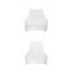 Спортивний топ з прозорою вставкою Passion PS006 TOP white, size XL-3