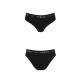 Трусики-сліпи з бавовни з еластаном Passion PS004 PANTIES black, size M-4