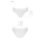 Трусики з прозорою вставкою Passion PS006 PANTIES white, size M-4