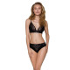 Еластичний топ з мереживом Passion PS001 TOP black, size M-2