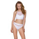Спортивний топ з прозорою вставкою Passion PS006 TOP white, size XL-1
