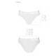 Трусики з прозорою вставкою Passion PS002 PANTIES white, size S-4