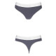 Спортивні трусики-стрінги Passion PS007 PANTIES dark grey, size L-3