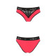 Трусики з широкою гумкою і мереживом Passion PS001 PANTIES red/black, size L-3