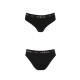 Трусики-сліпи з бавовни та еластаном Passion PS004 PANTIES black, size S-4
