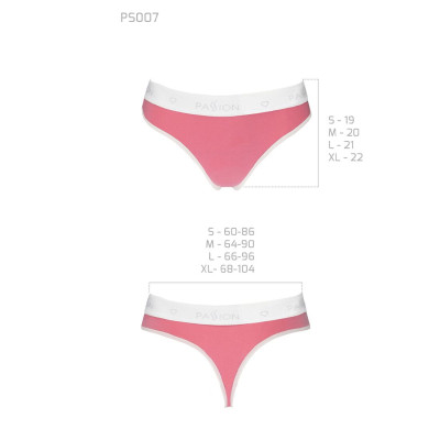 Спортивні трусики-стрінги Passion PS007 PANTIES pink, size S Спортивні трусики-стрінги Passion PS007 PANTIES pink, size S