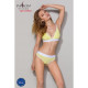 Спортивний топ з подвійними бретелями Passion PS007 TOP yellow, size S-2