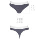 Спортивні трусики-стрінги Passion PS007 PANTIES dark grey, size L-2
