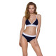 Спортивний топ з подвійними бретелями Passion PS007 TOP navy blue, size L-2