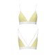 Спортивний топ з подвійними бретелями Passion PS007 TOP yellow, size S-3