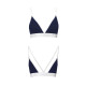 Спортивний топ з подвійними бретелями Passion PS007 TOP navy blue, size M-4