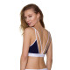 Спортивний топ з подвійними бретелями Passion PS007 TOP navy blue, size M-1