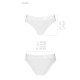 Трусики з прозорою вставкою Passion PS002 PANTIES white, size XL-4