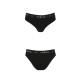 Трусики-сліпи з бавовни та еластаном Passion PS004 PANTIES black, size XL-4