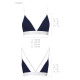 Спортивний топ з подвійними бретелями Passion PS007 TOP navy blue, size M-5