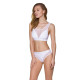 Трусики з прозорою вставкою Passion PS002 PANTIES white, size XL-1