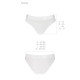 Трусики з прозорою вставкою Passion PS006 PANTIES white, size XL-4
