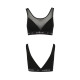 Топ з прозорою вставкою Passion PS002 TOP black, size L-4