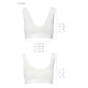Спортивний топ з еластичної бавовни Passion PS005 TOP white, size S-5