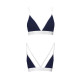 Спортивний топ з подвійними бретелями Passion PS007 TOP navy blue, size S-4