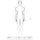 Чоловічий боді з дуже глибоким декольте Passion 011 BODY black XXL/XXXL-2