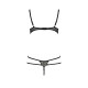 Боді монокіні з відкритими грудями VALERY BODY black L/XL - Passion Exclusive-5