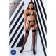 Комплект білизни PERDITA SET black L/XL - Passion Exclusive: стрепи: ліф, стрінги і пояс для панчох-2
