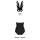 Еротичний костюм кролика Obsessive Bunny costume S/M black (м'ята упаковка!!!)-6