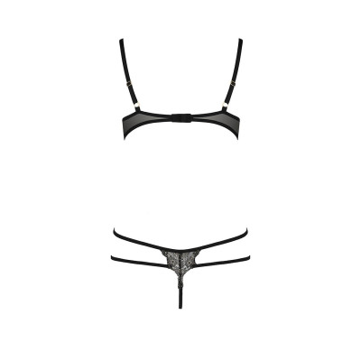 Боді монокіні з відкритими грудями VALERY BODY black XXL/XXXL - Passion Exclusive