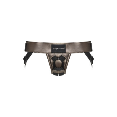 Трусы для страпона Strap-On-Me Leatherette Harness CURIOUS (м'ята упаковка!!!)